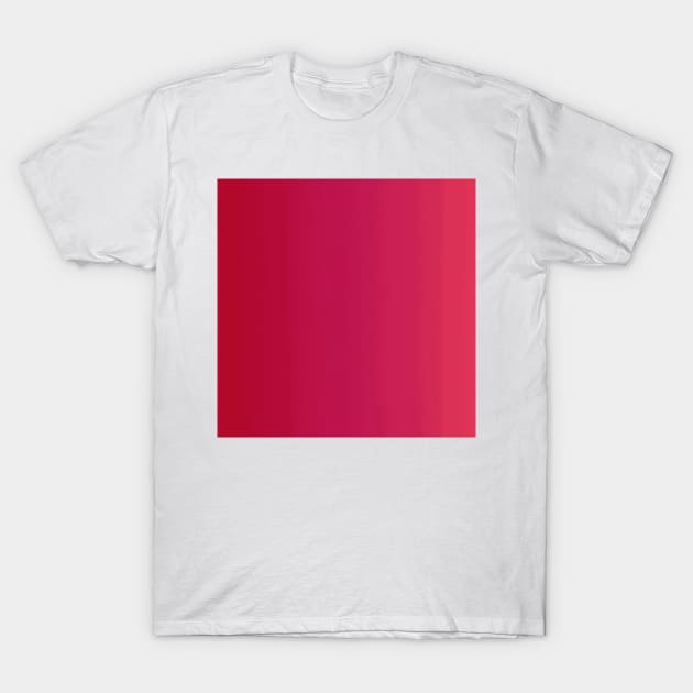 Red Ombre Gradient T-Shirt by Art By LM Designs 